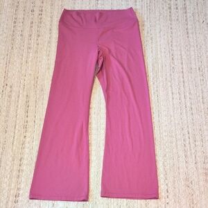 Kids Pink Wide-Leg Yoga Pants